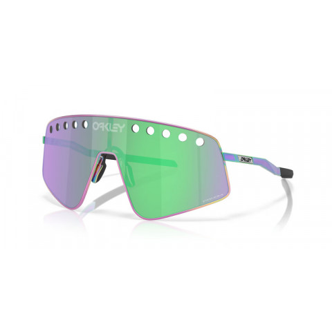 Lunettes de soleil OAKLEY Sutro TI Sweep - Polished Oil Slick écran Prizm Road Jade 