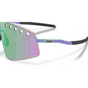 Lunettes de soleil OAKLEY Sutro TI Sweep - Polished Oil Slick écran Prizm Road Jade 