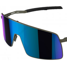 Lunettes de soleil OAKLEY Sutro TI - Satin Lead écran Prizm Sapphire