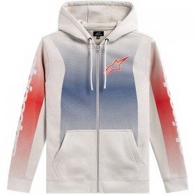 ARISING HOODIE- OFF WHT BLUE RD