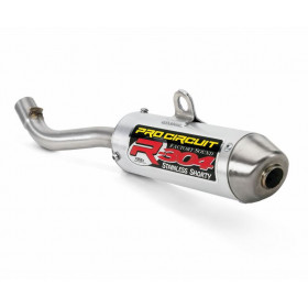 Silencieux PRO CIRCUIT R-304 aluminum brossé Honda CR125R