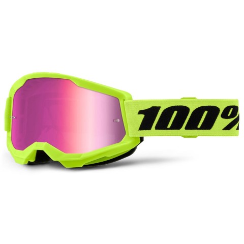STRATA 2 JAUNE FLUO  MASQUE CROSS 100% ECR/IRIDIUM