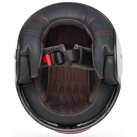 Casque BELL TX501 - Rally Red/White