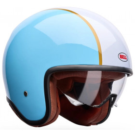 Casque BELL TX501 - Rally Blue/White