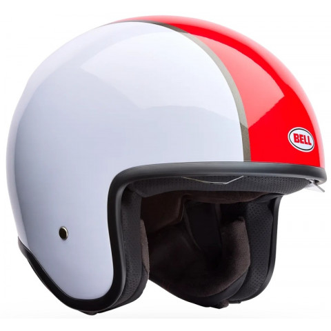 Casque BELL TX501 - Rally Red/White