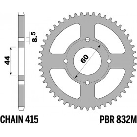 Couronne PBR acier standard - 415