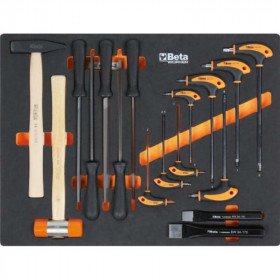 Combinaison d'ameublement d'atelier BETA TOOLS C45PRO 2.0 X comprenant 268 outils Beta Worker