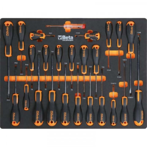 Combinaison d'ameublement d'atelier BETA TOOLS C45PRO 2.0 X comprenant 268 outils Beta Worker