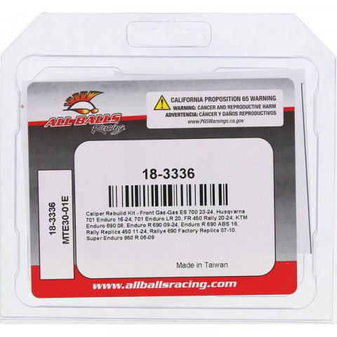 Kit de réparation d'étrier de frein ALL BALLS