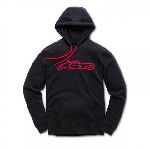 BLAZE FLEECE BLACK/RED M