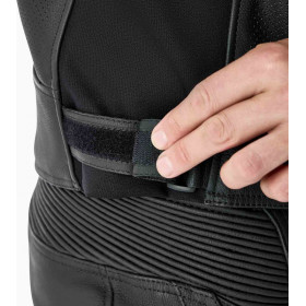 Veste RST Tractech Evo D3O cuir - noir/bleu