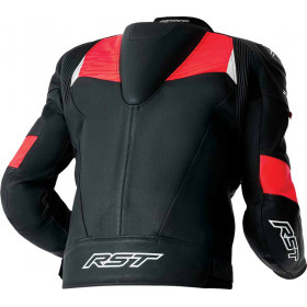 Veste RST Tractech Evo D3O cuir - noir/rouge