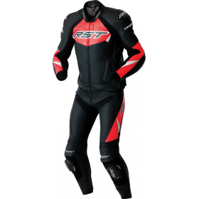 Veste RST Tractech Evo D3O cuir - noir/rouge