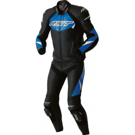 Veste RST Tractech Evo D3O cuir - noir/bleu