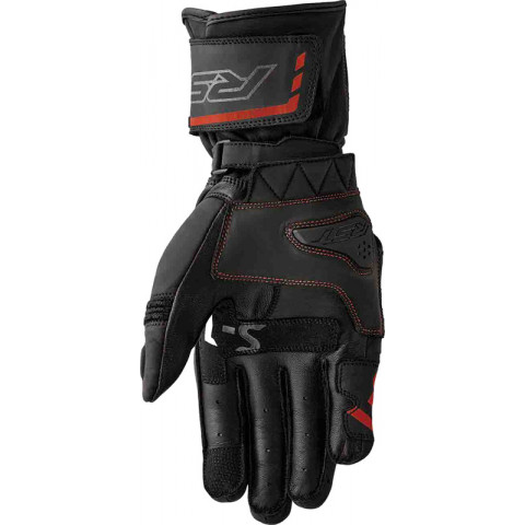 Gants RST S1 - noir/rouge fluo