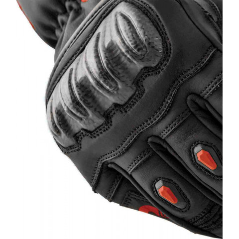 Gants RST S1 - noir/rouge fluo