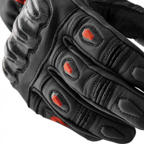 Gants RST S1 - noir/rouge fluo