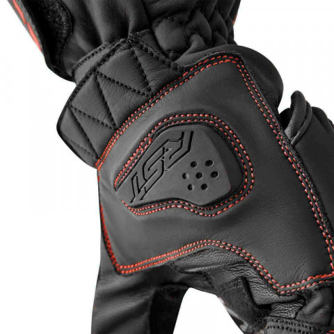 Gants RST S1 - noir/rouge fluo