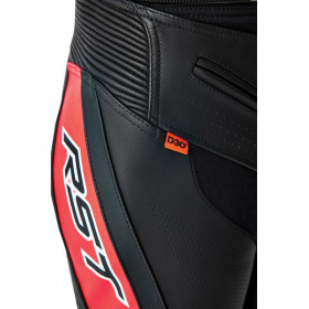 Pantalon RST Tractech Evo D3O cuir - noir/rouge