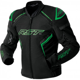 Veste RST S1 D3O Textile  - noir/vert fluo
