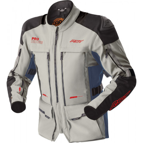 Veste femme RST Pro Series Adventure D3O - argent/bleu