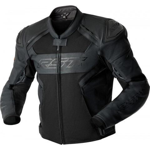 Veste RST S1 Mesh D3O cuir - noir