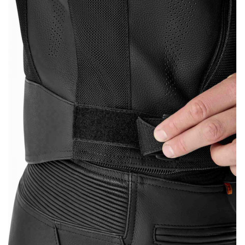 Veste RST S1 Mesh D3O cuir - noir
