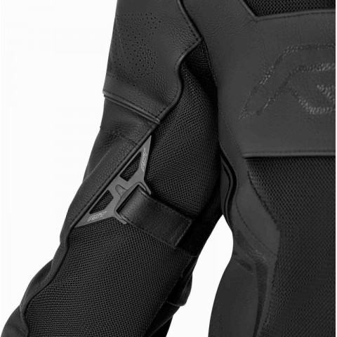Veste RST S1 Mesh D3O cuir - noir