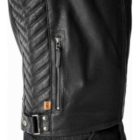 Veste RST Roadster Air D3O cuir - noir