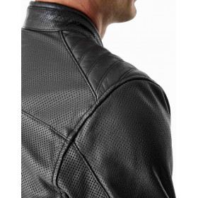 Veste RST Roadster Air D3O cuir - noir