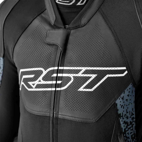 Veste RST Pro Series Supersport-K D3O cuir - noir/gris