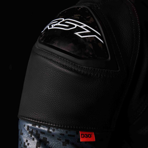 Veste RST Pro Series Supersport-K D3O cuir - noir/gris