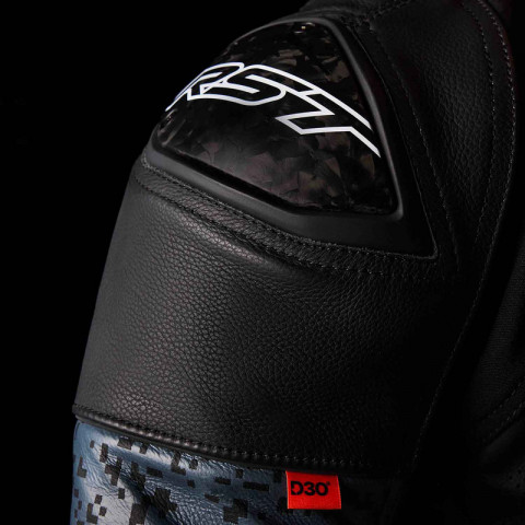 Veste RST Pro Series Supersport-K D3O cuir - noir/gris