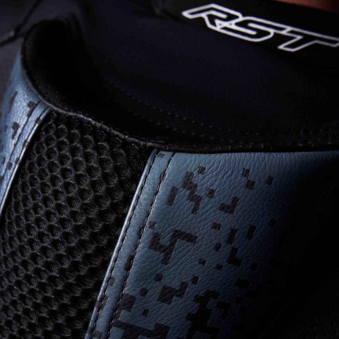 Veste RST Pro Series Supersport-K D3O cuir - noir/gris