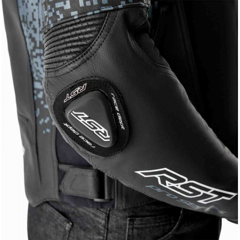 Veste RST Pro Series Supersport-K D3O cuir - noir/gris