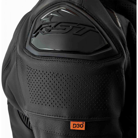 Veste RST S1 D3O cuir - noir