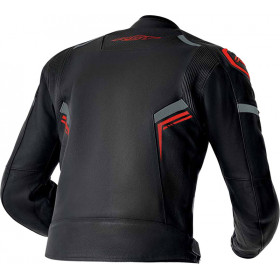 Veste RST S1 D3O cuir - noir/rouge