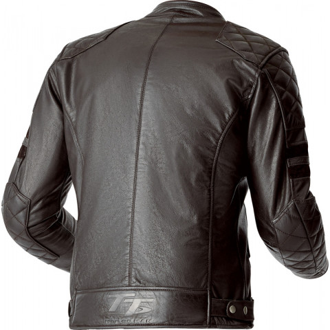 Veste RST Hillberry D3O cuir - Brun