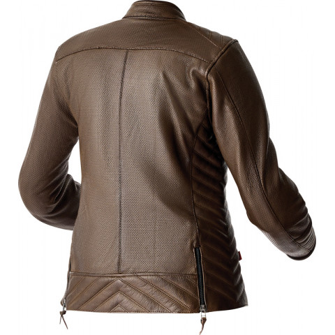 Veste femme RST Roadster Air D3O cuir - brun