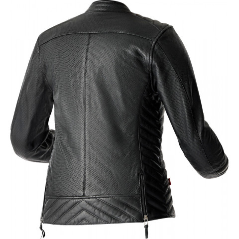Veste femme RST Roadster Air D3O cuir - noir