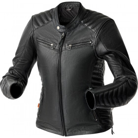 Veste femme RST Roadster Air D3O cuir - noir