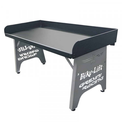 Table de paddock BIKE LIFT aluminium - pieds repliables