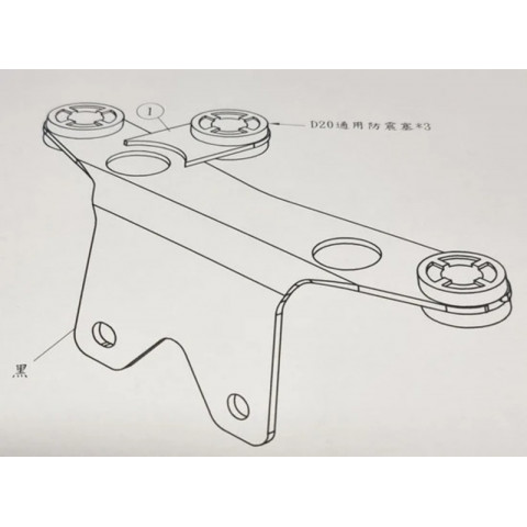 Support compteur KOSO RX4 pour Yamaha XSR-700