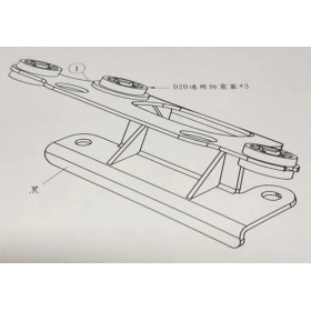 Support compteur KOSO RX4 pour MT-09 2020-