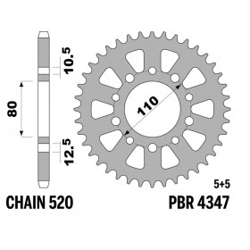 Couronne PBR acier standard - 520
