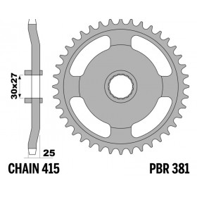Couronne PBR acier standard - 415