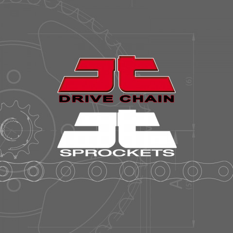 Kit chaîne JT 420 HDR - 14/42-122 - Couronne acier standard