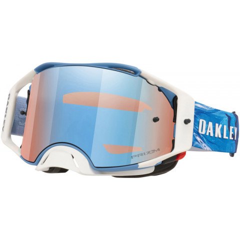 Masque OAKLEY Airbrake MX - Sexton Matte White écran Prizm Sapphire