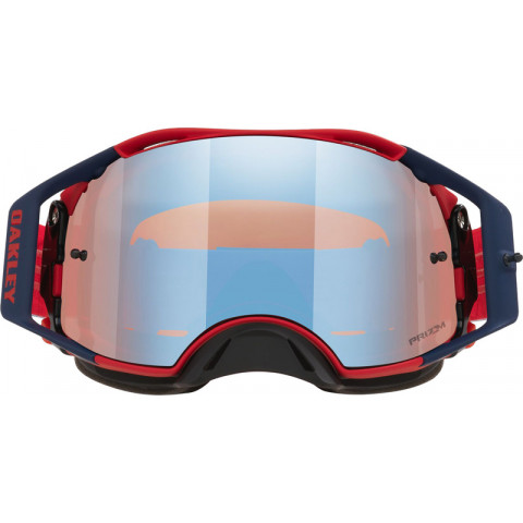Masque OAKLEY Airbrake MX - Renault Matte White écran Prizm Sapphire