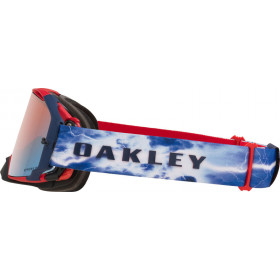 Masque OAKLEY Airbrake MX - Renault Matte White écran Prizm Sapphire